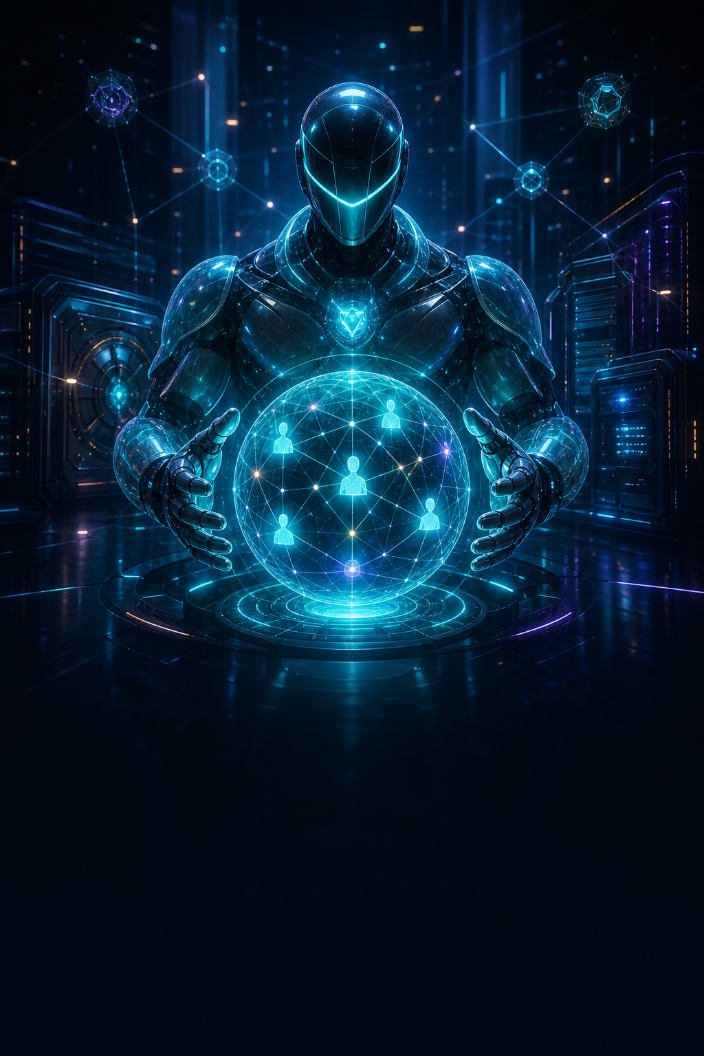 Digital guardian protecting a connected Web3 community
